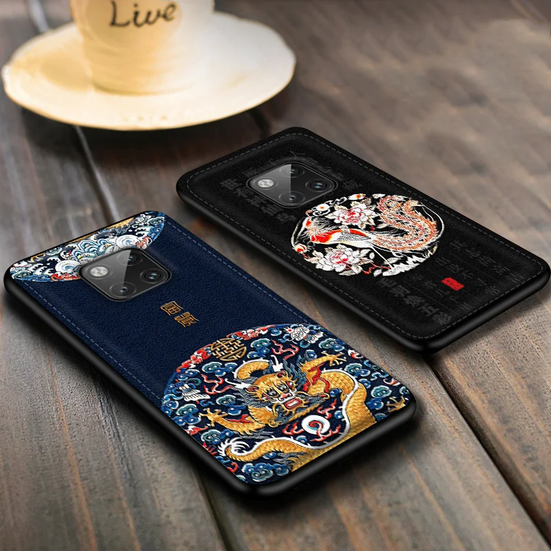 Чехол для телефона huawei mate 20 Pro P20 P30 Pro mate 10 20X20 Pro мягкие Роскошные мешки кожаные для телефона силиконовый чехол