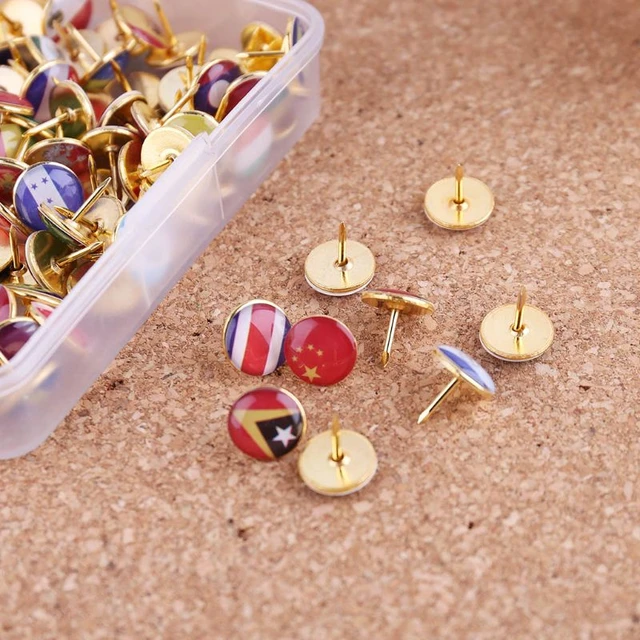 Gold Push Pins Thumb Thumbtack  Thumbtacks Creative Push Pins - Push Pins  Thumb - Aliexpress