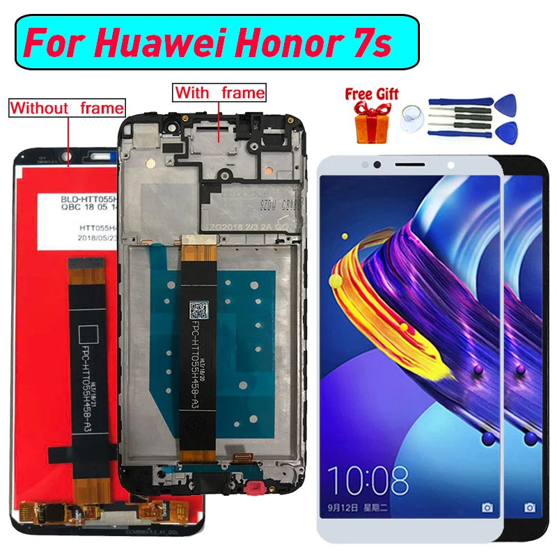 Для huawei Honor 7A ЖК дисплей сенсорный экран дигитайзер 7S DUA L22 L02 LX2 для с заменой