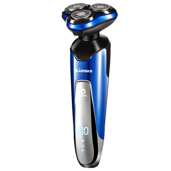 

110V Four-in-one Multifunction Electric Razor Nose Hair Clipper Charging Style Facial Brush Sideburns Clipper Set (US Plug)
