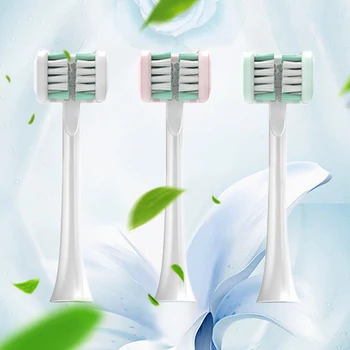 

3 Side Sonic Electric Toothbrush Heads Replacemet Automatic Toothbrush Head Intelligent Tooth Brush Teeth Whitening For Adults