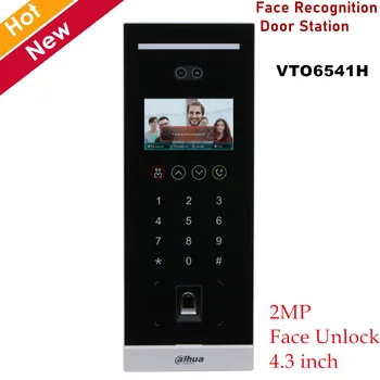 

Dahua VTO6541H Face Recognition Door Station 4.3 inch 800×480 2MP CMOS Support Password/IC Card/Fingerprint/Remote/Face Unlock