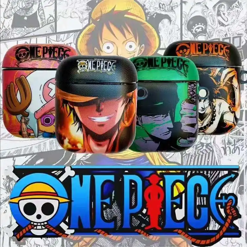 Japan Anime Cartoon One Piece Luffy Zoro Wireless Bluetooth Headset Hard Cover Case For Apple Airpods 1 2 Big Smile Protect Box Earphone Accessories Aliexpress