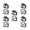10pcs/set Replacement Practical Durable Carburetor Diaphragm Gaskets fit for Briggs Stratton Sprint Classic Engines 2