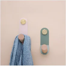 4 цвета/натуральный деревянный розовый крючок настенные крючки DIY деревянная вешалка для украшения стен шарф шляпа и сумка вешалка для хранения