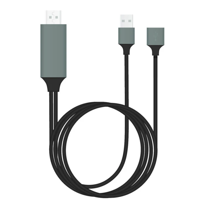 3 в 1 HDMI кабель ТВ Android телефоны к HDMI адаптер Full HD 1080P кабель-Переходник USB OD889