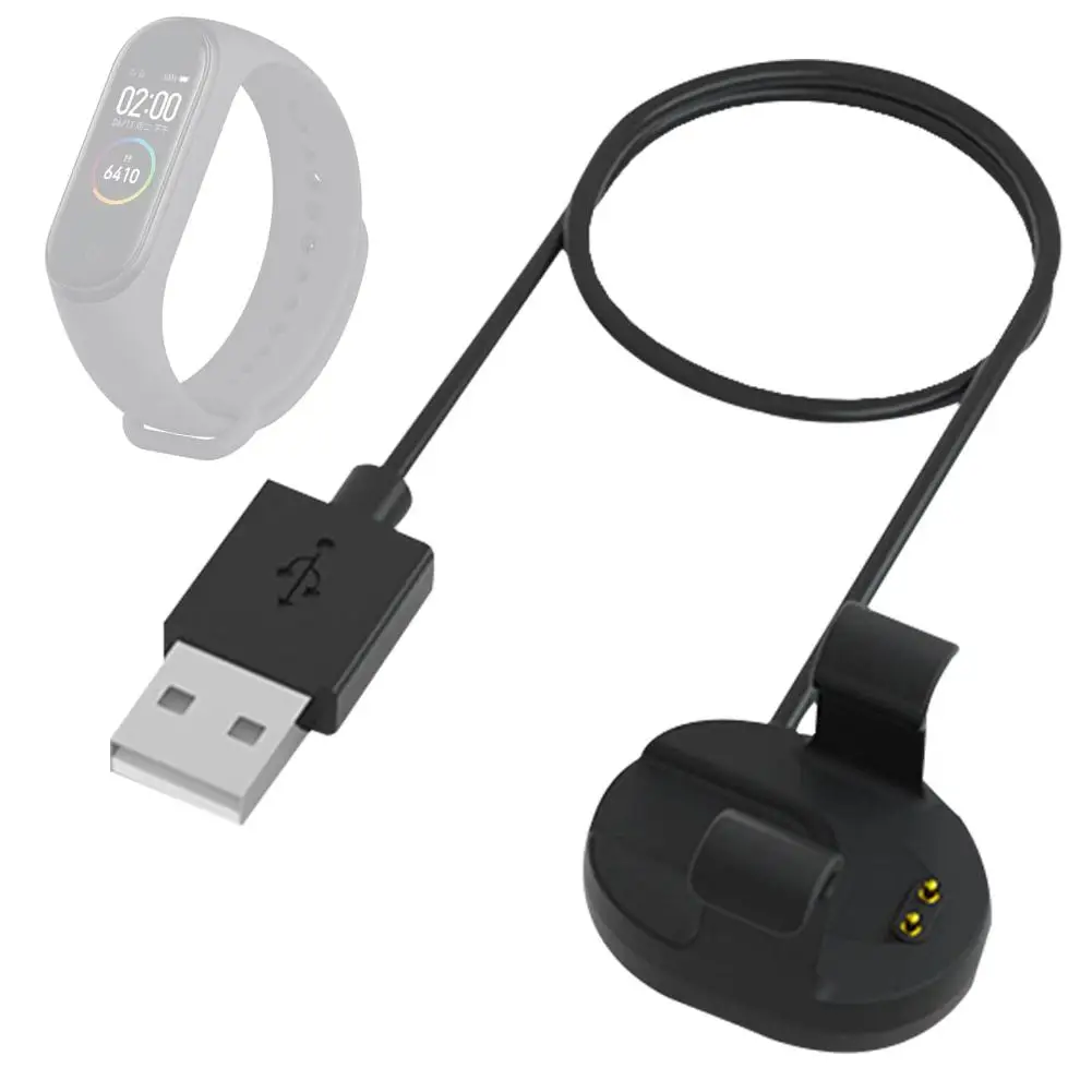

USB Charging Cable Adapter for MI Band 4 Charging Cable Cord Bracelet with Clip-on Type Charger Wired Accessories