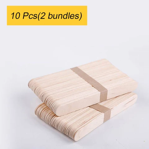 Popsicle Sticks Natural Wooden Pop Popsicle Sticks 11.4CM Length Wood Craft Ice Cream Sticks Popsicl Accesorios