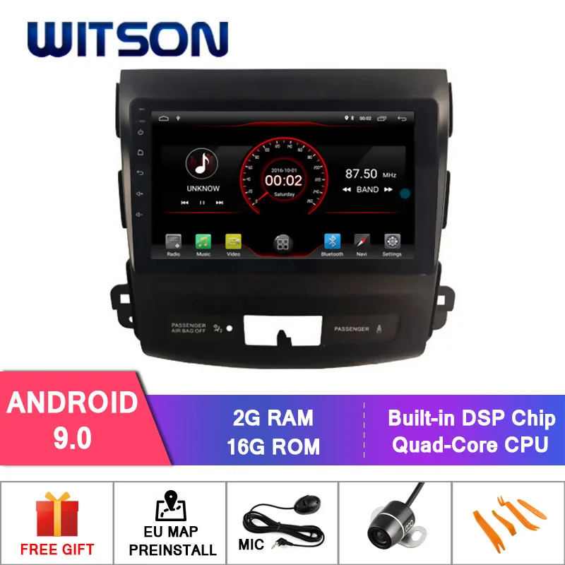 Best WITSON 9" FULL HD TOUCH SCREEN Android 9.0 Octa-Core Car GPS Multimedia Navigation For MITSUBISHI OUTLANDER 2006-2012 0 Best WITSON 9" FULL HD TOUCH SCREEN Android 9.0 Octa-Core Car GPS Multimedia Navigation For MITSUBISHI OUTLANDER 2006-2012 0