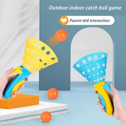 Jeux d'intérieur et d'extérieur pour enfants, panier d'attrapage et 6 balles, pour la plage, cadeaux de fête d'anniversaire, jouet de Sport pour enfants 