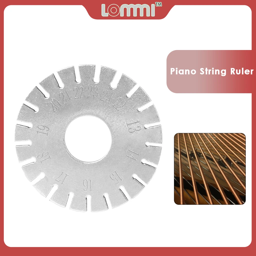 Lommi Piano Wire Gauge String Gauge 12-24 Piano String Righello Acciaio Inossidabile Antiruggine Accordatore Per Pianoforte Strumento Di Sintonizzazio