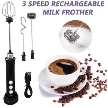 

Adoolla Automatic Milk Foam Maker Rechargeable Electric Milk Frother for Bulletproof Coffee Making Cake