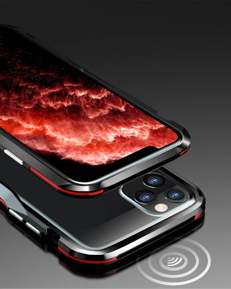 BuzzLee модный дизайн рамка защитный авиационный металлический бампер для iPhone 11 11Pro 11Pro Max телефонный чехол
