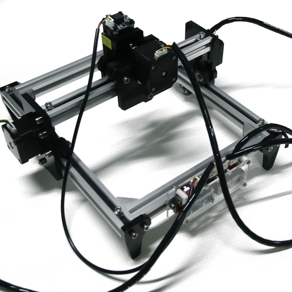 

19*13cm Mini CNC Laser Engraving Machine 2Axis DC 12V DIY Engraver Desktop Wood Router/Cutter/Printer+ Laser US Plug