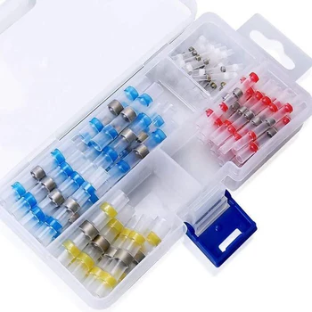 100 個 26-10AWG 収縮盛り合わせオプトカプラ熱収縮スプライスバットワイヤーボックス