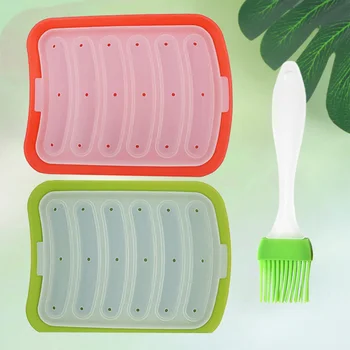 

3pcs Durable Reusable Lightweight Food Grade Practical Sausage Mold Mould Bakery