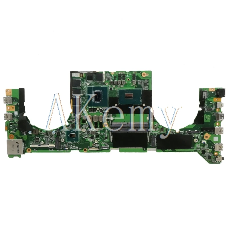  GL503VM Mainboard for Asus GL503VM Laptop Motherboard System Board w/ i5-7300HQ CPU GTX1060-GPU