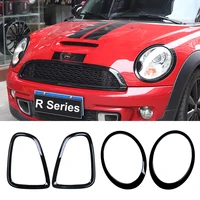 Faros delanteros y traseros de coche, cubiertas de anillo de marco para Mini Cooper One R52, R55, R56, R57, R58, R59, accesorios de coche