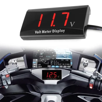 

Mini LED Display Digital Voltmeter Panel Car Voltmeter Motorcycle Voltmeter Volt Voltage Meter Tester LCD 12V For Auto Autobike