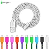1m/2m/3m Nylon Braided Micro USB Cable Data Sync USB Charger Cable For Samsung Huawei Xiaomi HTC Android Phone USB Micro Cables ► Photo 1/6