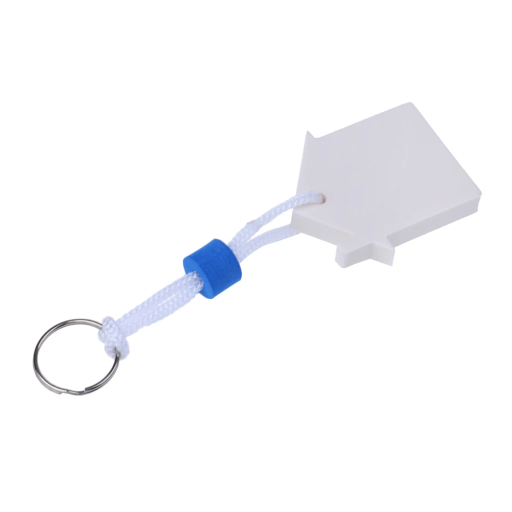 Yachting Boating Floating Key Chain Key Ring -Anchor Rudder Surfboard Dol Floating Key Ring for Kayak Fishing Boat