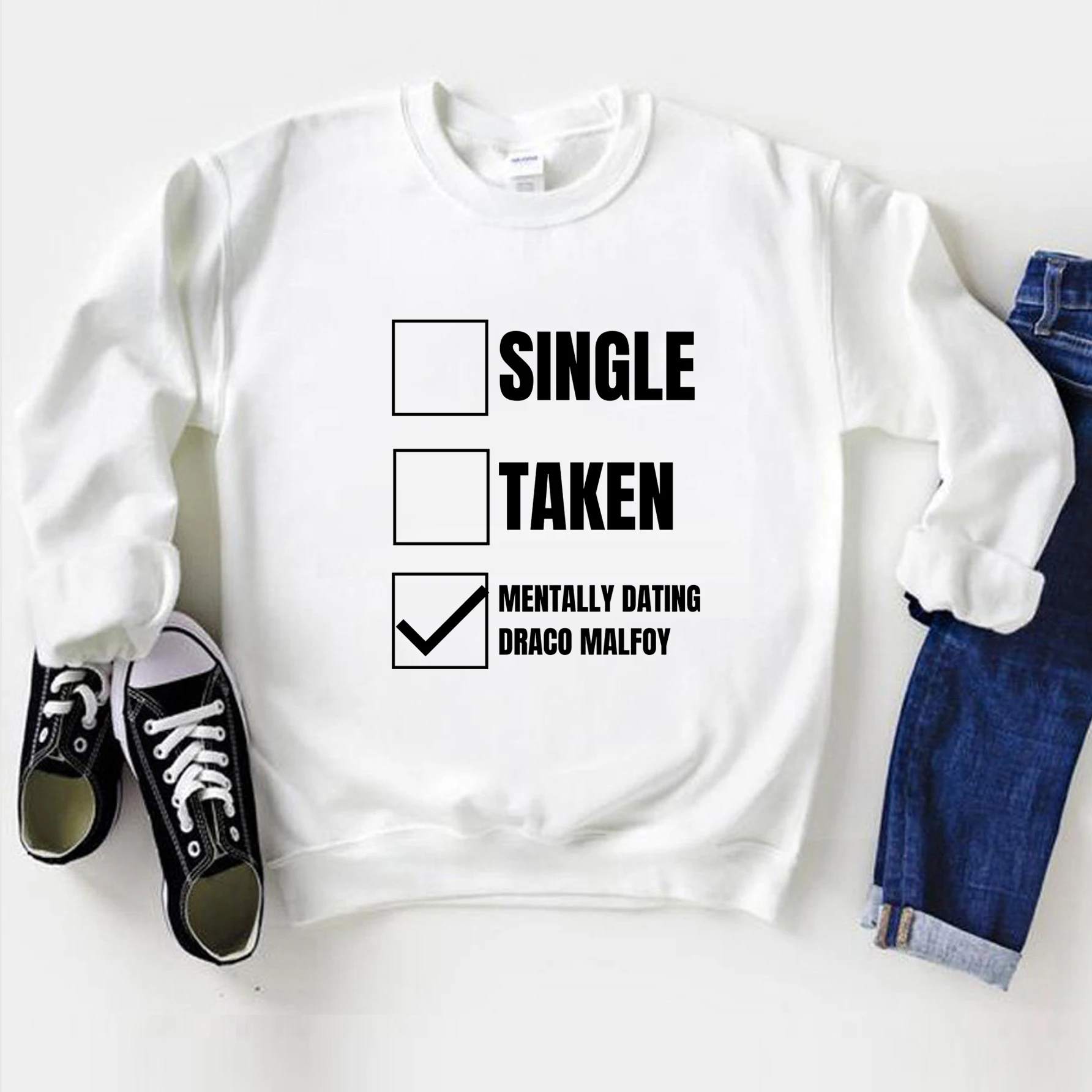 Cool Draco Malfoy Sweatshirt Mentally 