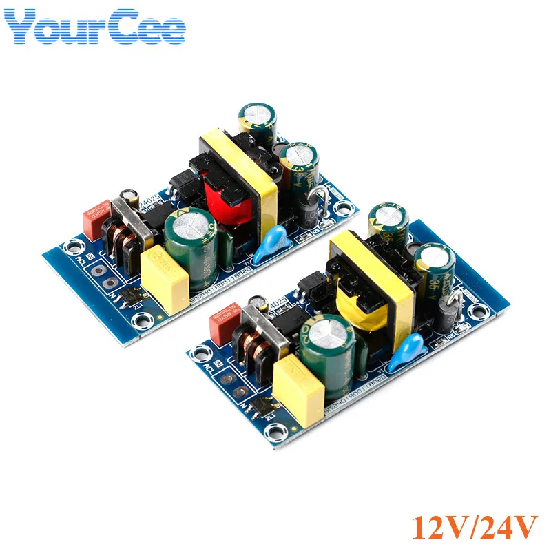AC-DC AC 100-265V to DC 12V 24V плата модуля питания 1A коммутационная неизолированная