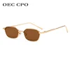 OEC CPO Small Square Sunglasse Women Men Brand Steampunk Metal Frame Sunglasses Men Retro Glasses UV400 Eyeglasses O949 ► Photo 3/6