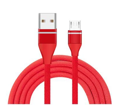 Red Microusb Cable Кабель Micro USB для быстрой зарядки кабель для зарядки Microusb для samsung Xiaomi huawei кабель для передачи данных кабель для мобильного телефона Android - Цвет: Red Microusb Cable
