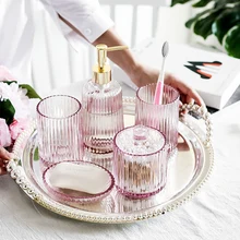 Стеклянная бутылка для лосьона в скандинавском стиле портативный диспенсер для мыла с мылом ручной работы для отелей гель для душа бутылка для шампуня стеклянная ватная палочка коробка