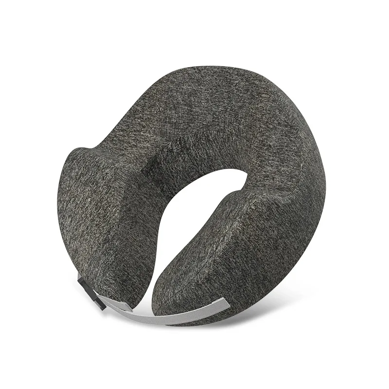 Dark grey Подушка для шеи дорожная с эффектом памяти u-образный эргономичный дизайн Портативный уход за шейным позвоночником Рождественский подарок подушка для шеи - Цвет: Dark grey
