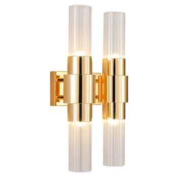 

Fashion Wall Lamp Modern LED Wall Light Creative Glass Lampshade Wall sconce For Hotel Villa Is Luxurious Wall Sconces Lighting