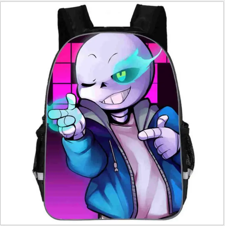 as pictures Undertale рюкзак для мальчиков школьные сумки мультфильм Back Pack рюкзаки с сюжетами игр модные книжные сумки для детей детский сад Mochilas - Цвет: as pictures