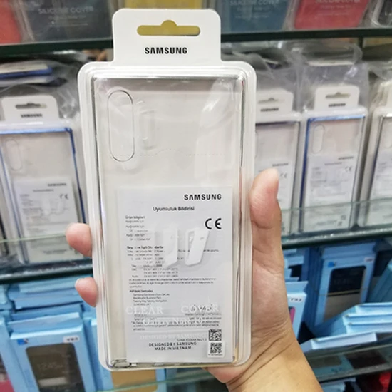 Silver Противоударный Прозрачный чехол для телефона samsung, Жесткий Чехол для Note 10 Plus Note10 NoteX Note10+ чехол для мобильного телефона - Цвет: Silver