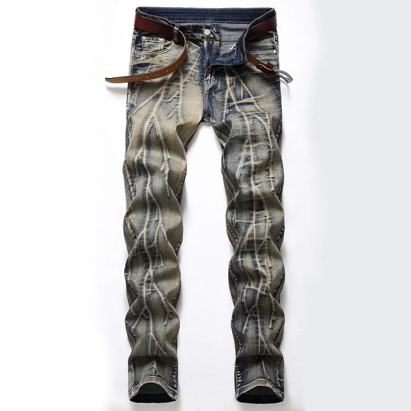 

Denim Pants Men Jeans Pants Stretch Straight Oversize 28-38 40 42 2020 Spring Sutumn Winter Hip HOP Punk Jeans Streetwear 2020