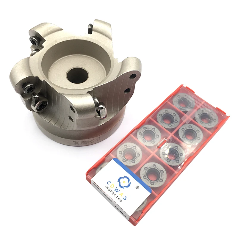 Твердосплавные вставки RDMX1605 MO MP1025, 1 шт., TRS 8R80 27 5T, для токарного станка с ЧПУ, фрезерного инструмента, режущего инструмента, фрезерного станка