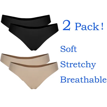 

WOWENY Seamless Panties for Women Shaping Panties Under Dress Shorts Body Shaper Slimming Briefs underwear Sexy Shapewear 2 Pack