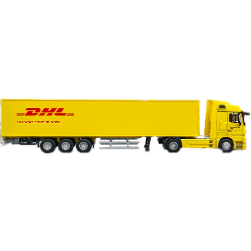 Масштаб 1/50 грузовик контейнер DHL Sinotrans Dun Howe Искусственный металлический сплав