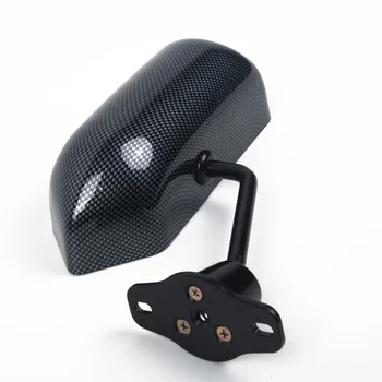 

1 Pair Car Side Mirrors Carbon Fiber Look Replacement Parts Wear resistance Durable