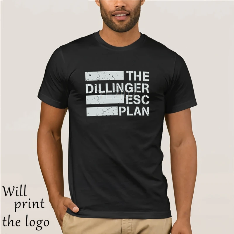 Мужская футболка с рукавом новинка модная черная металлическим ремешком The Dillinger