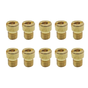 

10Pcs Carburetor Injectors Nozzle Main Jet For PWK Keihin OKO CVK Carburetor 100 105 108 110 115 120 125 130 135 140