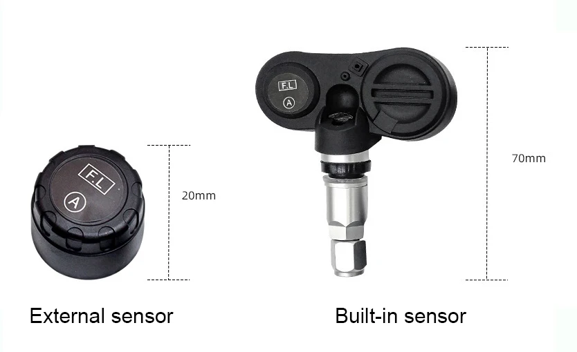 Автомобильный Солнечный беспроводной TPMS детектор давления в шинах Мониторинг внешнего давления в шинах Высокоточный монитор давления в шинах