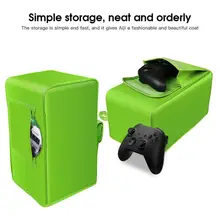 Para xbox x series console protetor de poeira à prova dwaterproof água com alça armazenamento anti risco macio host capa dustproof manga protetor