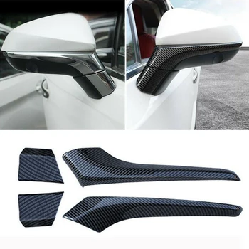 

beler 4Pcs Side Door Rear View Mirror Cover Trim Frame Fit For Lexus NX200t NX300 NX300h 2015-2020