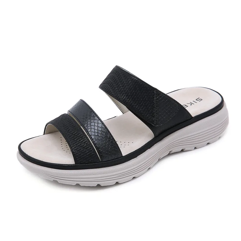 

Women sandals contracted recreational style wedge MD teetering at the bottom of the soft, comfortable slippers good women & # 39