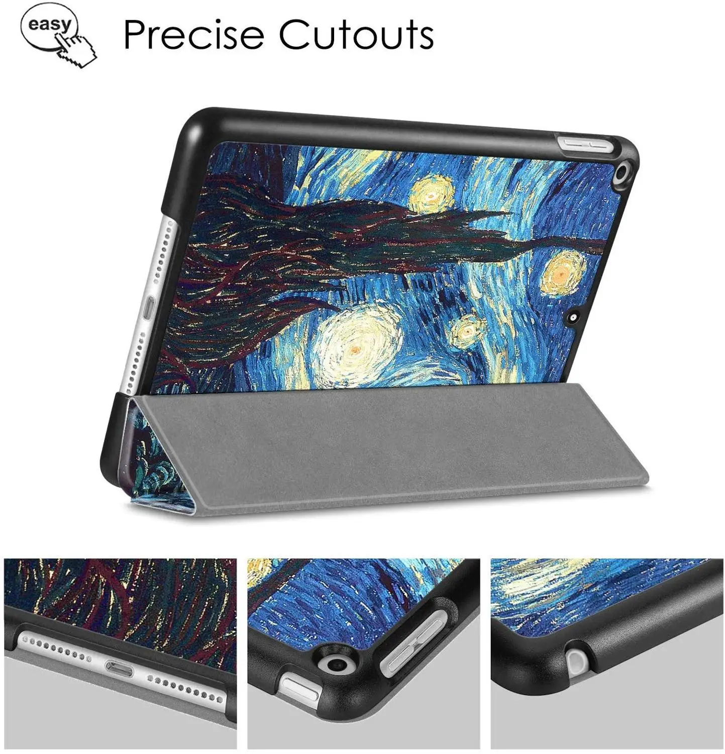 Ультратонкий защитный смарт чехол для iPad 10 2 2019 Apple 7 7го поколения дюйма A2200 A2198