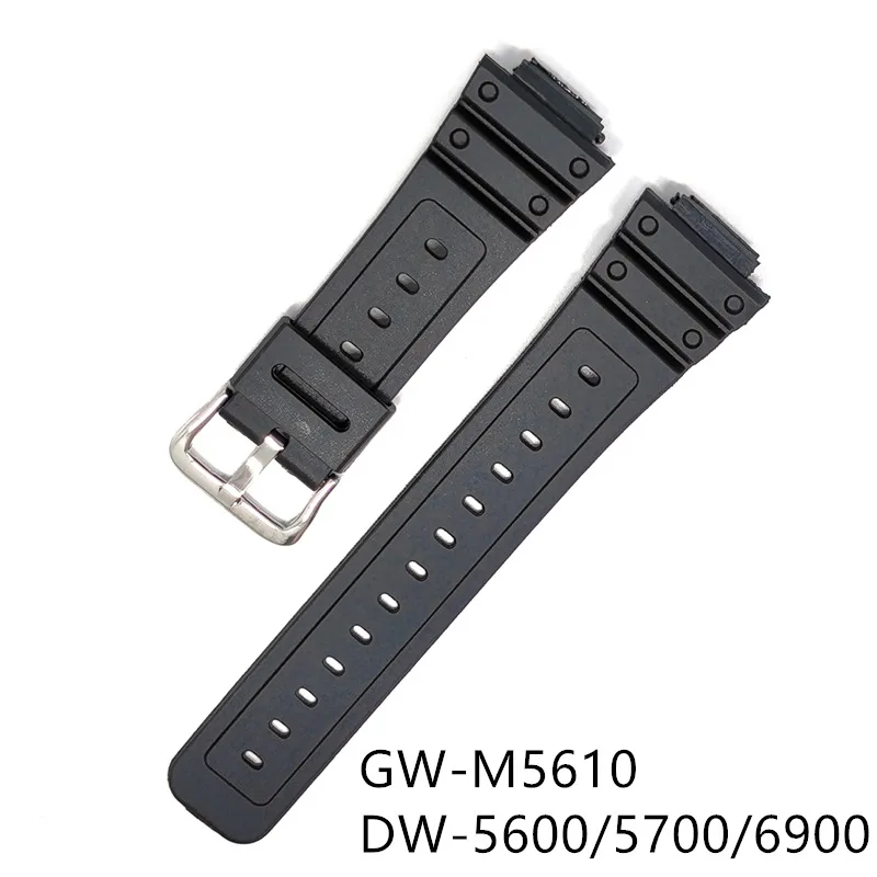 Спортивный силиконовый ремешок для Casio G SHOCK GW M5610 DW5600 DW5700 DW6900 Смарт часы