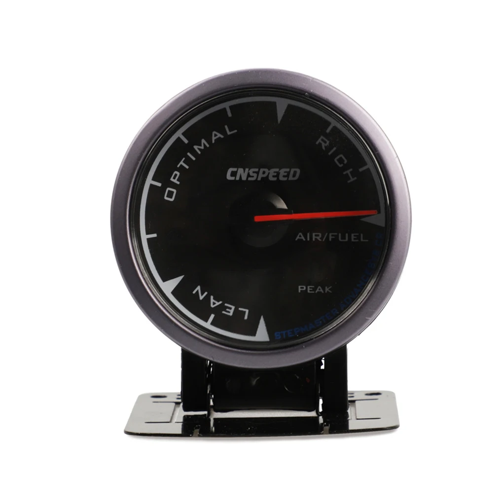 12V 7 Colors Dial Air/Fuel Ratio Gauge Universal 2.5" 60mm Round Shaped Pointer Meter Car Accessories