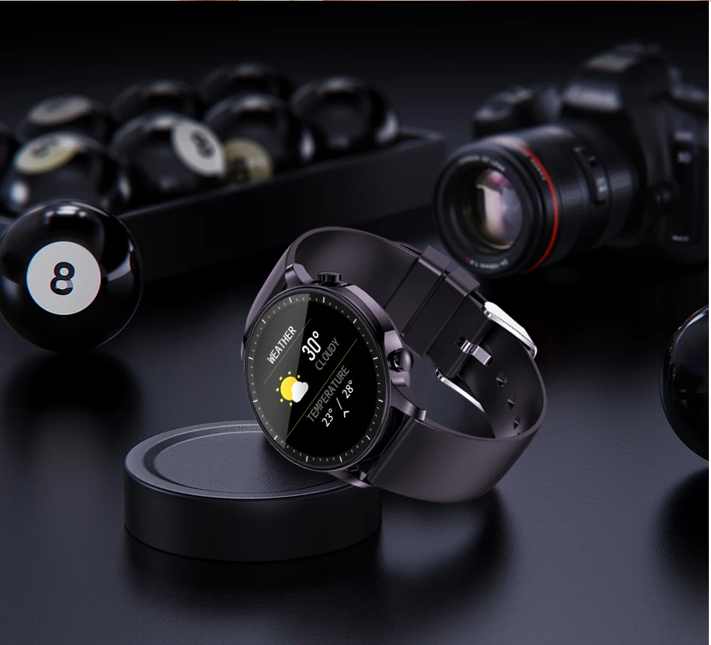 New V23 Smart Watch Women Men Full Screen Touch IP67 Waterproof Heart Rate Blood Monitor for iOS Android Sport Smartwatch