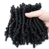 Bob Spring Twist Hair Prelooped Crochet Hair Braids 6 Inch Short passion twist hair pre twisted By Flyteng ► Photo 3/6